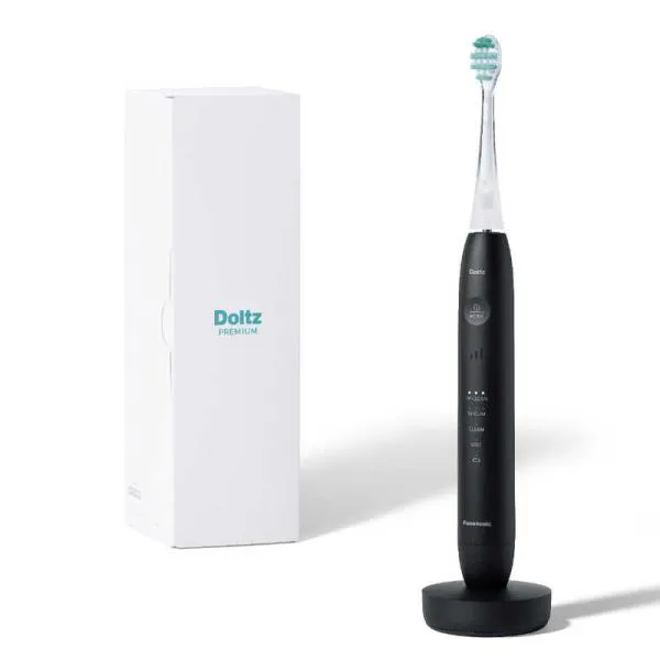 パナソニック Panasonic 電動歯ブラシ Doltz ドルツ [ 音波振動式 / AC100V-240V ] ブラック EW-DP38-K