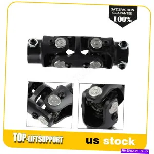 Steering Shaft ブランド3/4 DD x 3/4 -36スプラインユニバーサルステアリング新しい黒のダブルU-ジョイントシャフト Brand 3/4 DD x 3/4-36 Spline Universal Steering New Black Double U-Joint Shaft【並行輸入品】