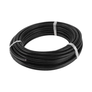 Partuto 1 Pcs 16AWG ユニバーサルグラウンドワイヤーカーラジオ、自動車、カースピーカーパワーワイヤーフルインシュレーション＆ソフトタッチジャケットTCブラック49FT 5コンダクター