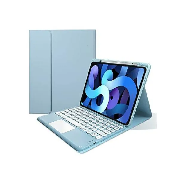 kaitesi Keyboard Case Compatible with iPad mini A17 Pro/iPad mini 6th Generation Touchpad Detachable Keyboard Support Pencil Charging (Misty _並行輸入