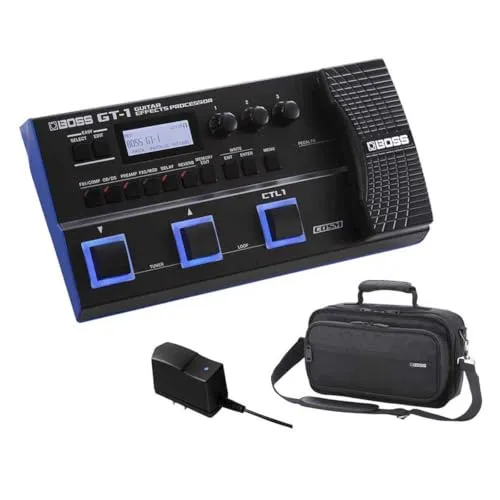 BOSS GT-1 純正アダプター + 純正キャリングケース セット マルチエフェクター エレキギター用 入門 初心者に最適 持ち運び ボス