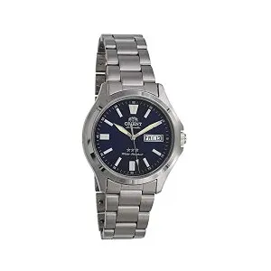 オリエント 腕時計 スリースター 3スター オートマチック 自動巻き メンズ 男性用 ORIENT RA-AB0F09L 時計 ウォッチ Orient RA-AB0F09L Men's Stainless Steel 3 Star Blue Dial Luminous Index Day Date Automatic Watch