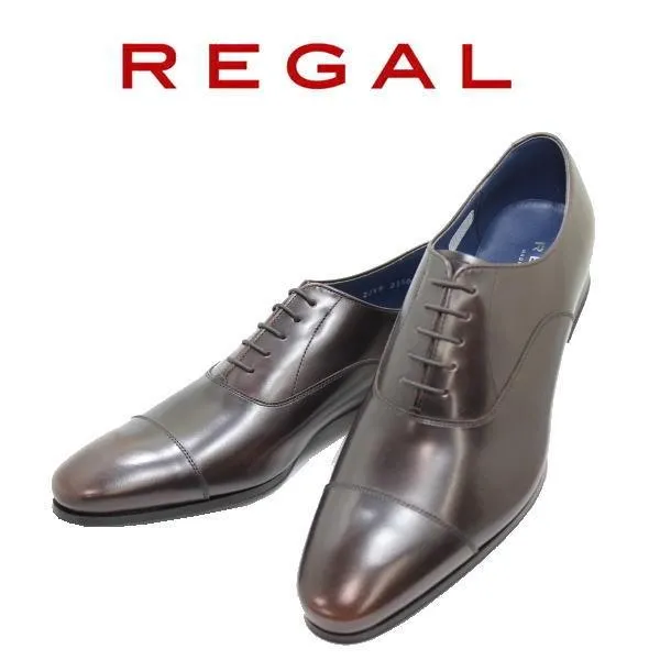 REGAL（リーガル）ビジネスシューズ 21VR BC / BGA ストレートチップ（ダークブラウン）革靴 メンズシューズ (男性用) 本革 日本製