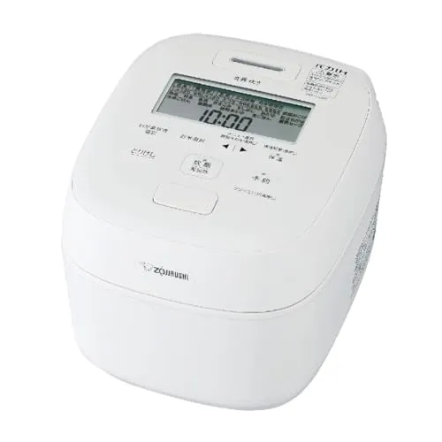 象印マホービン 炊飯器 4合 炎舞炊き 圧力IHタイプ 日本製 お手入れ点数2点 白（ホワイト） NW-UU07-WZ