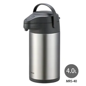 エアーポット 保温ポット ステンレス真空二重構造 2.2L 3L 4L 保温 保冷 MRS-22 MRS-30 MRS-40 ピーコック 魔法瓶工業 広口タイプ 中栓なし構造 上ぶた着脱式 業務用