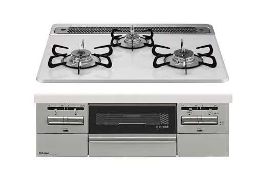 【プロパンガス用】 パロマ Paloma BRilliO ビルトインガスコンロ ティアラシルバー PD-743WS-60CV-LP 60cm