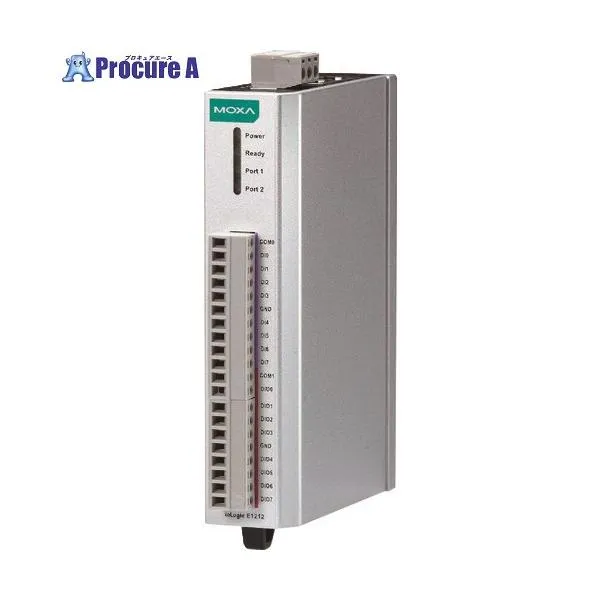 MOXA DI×8、DIO×8 イーサネットリモートI/O (2ポートイーサネットスイッチ付) ▼168-5449 IOLOGIK E1212 1個