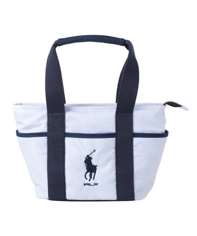 獲得ポイント100pt 【送料無料】ラルフローレン(RALPH LAUREN) ラウンドバッグ カートポーチ RLZ110 【2025年モデル】 メンズ レディース WH／NV