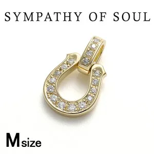 シンパシーオブソウル P2311Y8D ミディアムラックスホースシューペンダント K18イエローゴールド w/ダイヤモンド Medium Lux Horseshoe Pendant K18Yellow Gold w/Dia メンズ レディース ユニセックス sympathy of