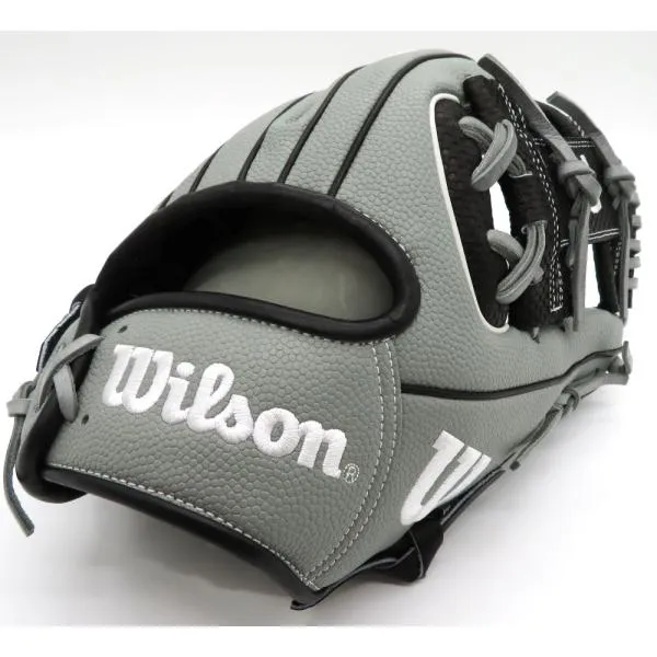 軟式グラブ ウイルソン Wilson ワナビーヒーロー Wannabe Hero DUAL 内野手用 86型 WBW102423 RHK86H グラブサイズ 11.5インチ ブラックSC グレーSS