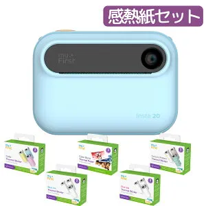 myFirst Camera Insta 20 印刷機能付 キッズカメラ 子供用 インスタントカメラ プリントデジカメ こどもカメラ プリント 男の子 女の子 カメラ チェキ 子ども トイカメラ 小学生 キッズ 子供用 ゲー