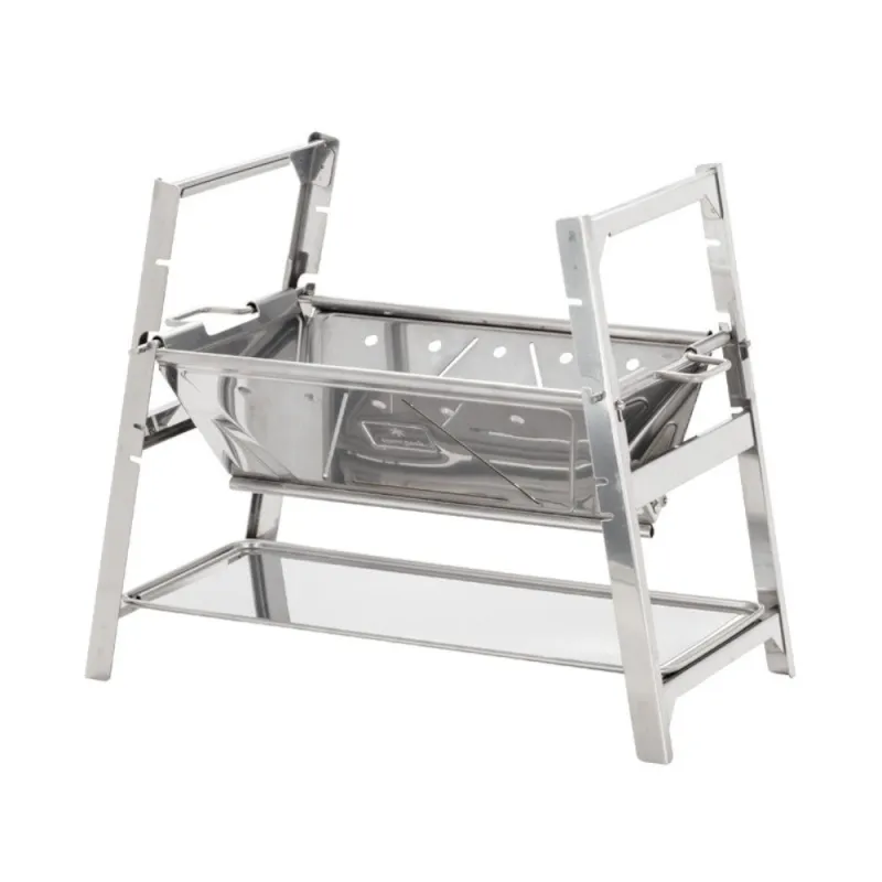 焚き火台 キャンプ BBQ 火起こし 焚火台 SR ST-021 コンパクト 折りたたみ