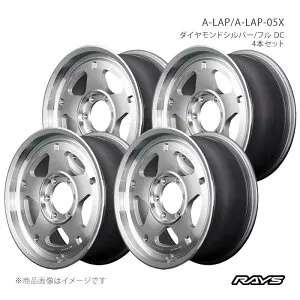 【18インチ 6H139.7 8J +20】アルミホイール4本セット エーラップ A-LAP-05X DF RAYS/レイズ 品番:10128802016DF×4