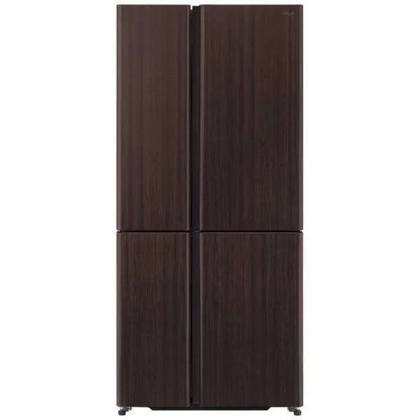 アクア AQUA 冷蔵庫 4ドア 512L フレンチドア(観音開き) 幅83cm ダークウッドブラウン AQR-TZ51R-T（標準設置無料）