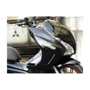 VIVID POWER PCX 125/150 サイドカウル T-2（黒ゲル仕上げ） ビビッドパワー カウル・エアロ PCX 125/150