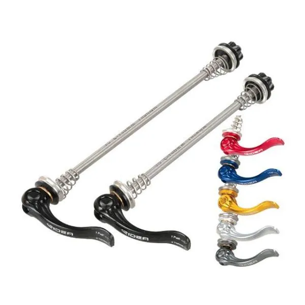 RIDEA パーツ LS3D-100/130 Ti Quick Release ROAD F100/R130 カラー ゴールド リデア（自転車）