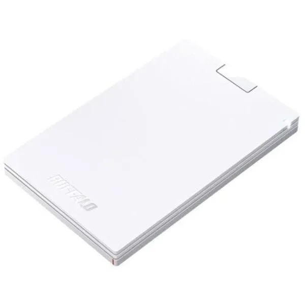 バッファロー SSD-PG2.0U3-WC (ホワイト) USB 3.2 (Gen 1) 対応 ポータブルSSD 2TB