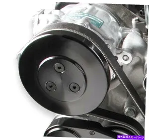 エンジンカバー Holley Performance 97-185 A/Cコンプレッサープーリーカバー Holley Performance 97-185 A/C Compressor Pulley Cover【並行輸入品】