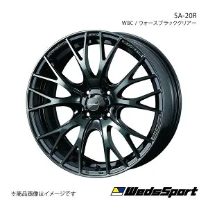 wedssport/SA-20R CT 10系 ホイール 1本 0072723【16×7.0J 5-100 INSET48 WBC(ウォースブラッククリアー)】
