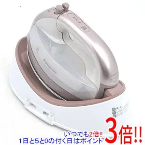 【延長保証対応!!】【新品訳あり(箱きず・やぶれ)】 Panasonic コードレススチームアイロン NI-WL709-PC ピンクベージュ