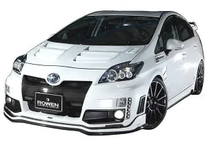 【M's】トヨタ プリウス 30 前期（H21.5-H23.11）フル エアロ 3点 セット LED 付 ／ ROWEN ／ ロエン RR-GT ／／ フロント & リア バンパー ／ サイド ステップ ／ 1T001X20