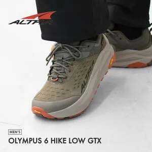 ALTRA [アルトラ] OLYMPUS 6 HIKE LOW GTX M [AL0A85NM / BROWN/TAUPE] オリンパス 6 ハイク ロー ゴアテックス・防水性・撥水性・透湿性・クロスカントリー・ロードランニング・トレイルラン・ハイキング・