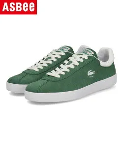 【クーポン配布中】LACOSTE ラコステ BASESHOT 223 1 SMA メンズレザースニーカー ベースショット2231SMA 46SMA0065 2D2 ダークグリーン/ホワイト メンズ シューズ 靴 スニーカー ローカット ブランド ASBee
