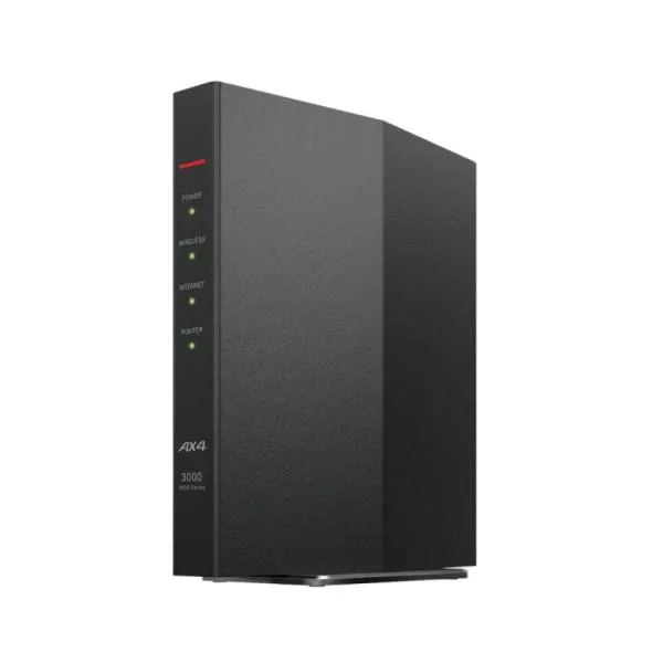 バッファロー 無線LANルーター Wi-Fi6対応 2401+573Mbps WSR-3000AX4P/DBK ブラック BUFFALO