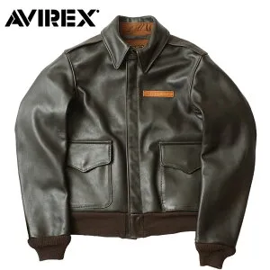 AVIREX アビレックス #7834950009(2191000) A-2 レザー フライト ジャケット U.S.A A2 メンズ 男性 ミリタリー アウター ブルゾン レザージャケット レザーミリタリージャケット 本革 牛革 秋 冬