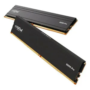 【25日は24時間限定クーポン配布】crucial クルーシャルデスクトップPC用 メモリ Pro DDR5-5600 UDIMM 32GB Kit 16GBx2枚 CP2K16G56C46U5(2575221)送料無料