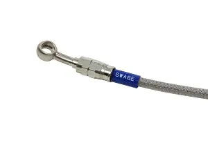 スウェッジラインプロ｜SWAGE-LINE PRO Fホース/トライピース SUS クリアコート YZF-R6 03-04 STP313FT