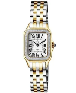ジェビル レディース アクセサリー 腕時計 Tシャツ Gevril Women's Milan Swiss Quartz Two-Tone Stainless Steel Bracelet Watch 27.5mm Gold-Tone ゴールド