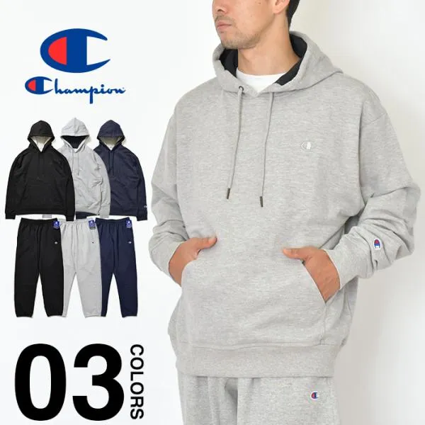 チャンピオン パーカー スウェット 上下 スウェットパンツ メンズ レディース CHAMPION セットアップ 裏起毛 大きいサイズ 上下セット 部屋着 ルームウェア