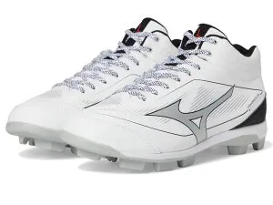 ミズノ メンズ シューズ スニーカー Mizuno Cushionrevo Diamond Mid Tpu White/Black ホワイト