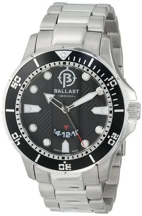 バラスト Ballast Men's BL-3114-11 Vanguard Analog Display Swiss Quartz Silver Watch 男性 メンズ 腕時計 【並行輸入品】