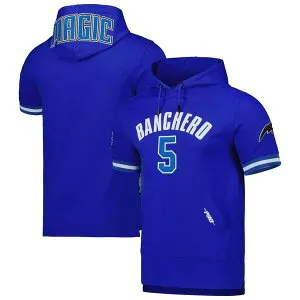 プロスタンダード メンズ アウター パーカー・スウェット Men's Pro Standard Paolo Bancheroyal Orlando Magic Name & Number Short Sleeve Pullover Hoodie Royal