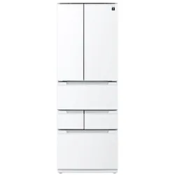 SHARP(シャープ) 冷蔵庫 Fit63 ブラストホワイト SJ-MF46R-W ［幅65㎝ /457L /6ドア /観音開きタイプ /2026年］