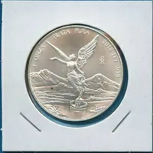 2016 Mo Onza Mexico Libertad 1 オンス .999 シルバー BU MS 未流通 #06 コイン