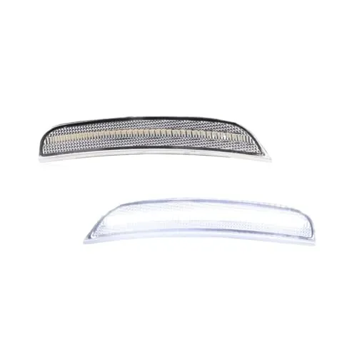 ウインカー サイドマーカー に適合するダッジ に適合するデュランゴ 2021 2022 2023 2024 2025 2 個ターンシグナルライト LED 68476818AA 68476819AA(Clear Lens White)