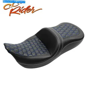 Seats C.C.ハーレーツーリンググライド2009-2023に適したライダードライバーの助手席クッションフィット C.C. RIDER Driver Passenger Seat Cushion Fit For Harley Touring Glide 2009-2023【並行輸入品】