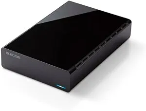 【ポイント2倍】 【クーポン付】 エレコム 外付けHDD ハードディスク 4TB テレビ録画用/Mac/Windowsブラック ELD-HTV040UBK