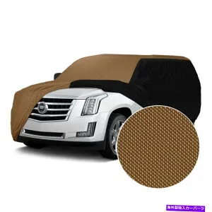 カーカバー ホンダパイロット09-15カバーストームプルーフタンカスタムカーカバーWブラックサイド For Honda Pilot 09-15 Coverking Stormproof Tan Custom Car Cover w Black Sides【並行輸入品】