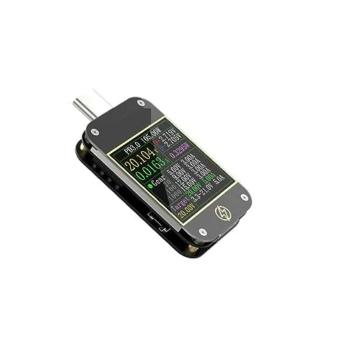 USB???流???， Type-C PD トリガー USB-C 電圧計 電流計 急速充電プロトコルテスト Type-C メーター パワーバンクテスター PC ソフトウェア付き 能力テスト、(B)
