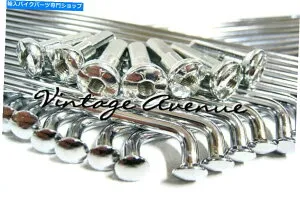 クロームパーツ 鈴木T500 I / II / III / R / J / K / L / M FRONT + REAR CHROMEスポーク72PCS（A） SUZUKI T500 I/II/III/R/J/K/L/M FRONT + REAR CHROME SPOKE 72PCS (A)【並行輸入品】