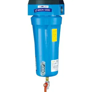 日本精器 高性能エアフィルタ15A1ミクロン(ドレンコック付) ( NI-TN2-15A-DL-DV )