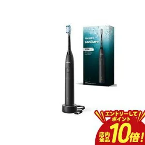 【P10倍（要エントリー）＋クーポン／お買い物マラソン】フィリップス 電動歯ブラシ HX710106 | PHILIPS ソニッケアー 電動歯ブラシ 音波水流式 ブラック