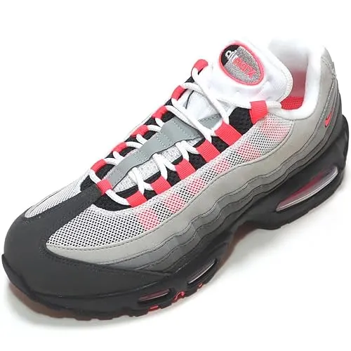 [ナイキ] メンズスニーカー [AIR MAX 95] [エアマックス95 ソーラーレッド] [BLACK/SOLAR RED] [IM7410-001] (日本の靴のサイズ寸法, 大人, 数値, 23.5 cm) [並行輸入品]