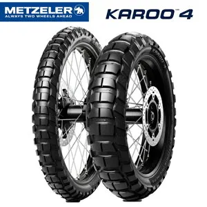 前後セット METZELER/メッツラー KAROO4 F 90/90-21 54T M/C M+STLB& R 150/70R17 69T M+S TL タイヤ 送料無料 moto バイク 通勤 ツーリング アドベンチャー オフロードタイヤ ドイツメーカー プレミアム 次世代タ