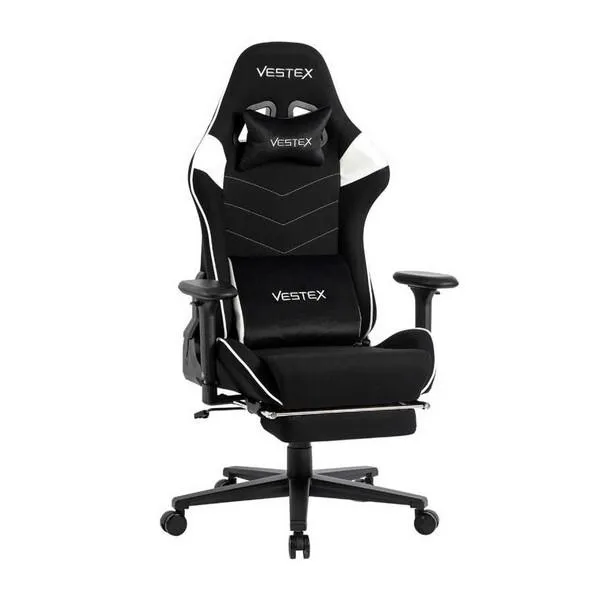 VESTEX VES-S2FTWH ホワイト VESTEX S2 メッシュファブリック フットレスト付 ゲーミングチェア
