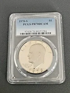 ??AMAZING?? PCGS 1978-S クラッド アイゼンハワー IKE ドル プルーフ DCAM PCGS PR70 PR70DCAM